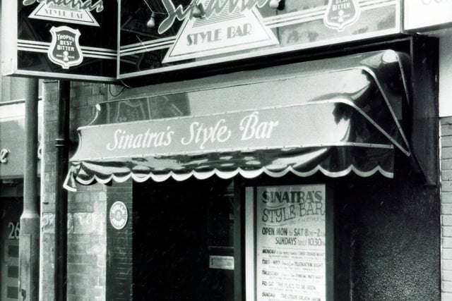 Sinatra's Night Club, Sheffield, February 1988
