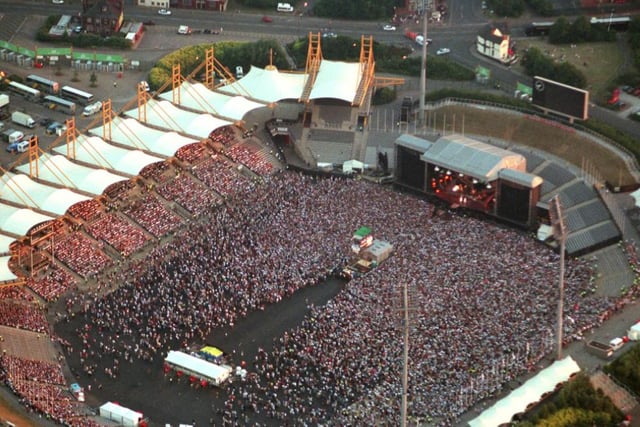 Where you at the Tina Turner show at the Don Valley Stadium in 1996