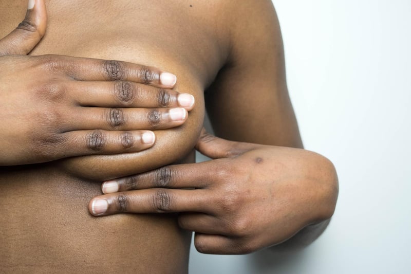 Breast cancer can cause changes in the appearance of your nipple, causing it to become sunken into your breast.