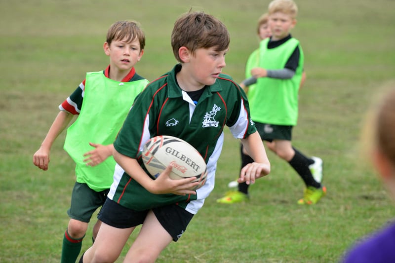 Another action scene from the West Hartlepool RFC youngsters camp 5 years ago.