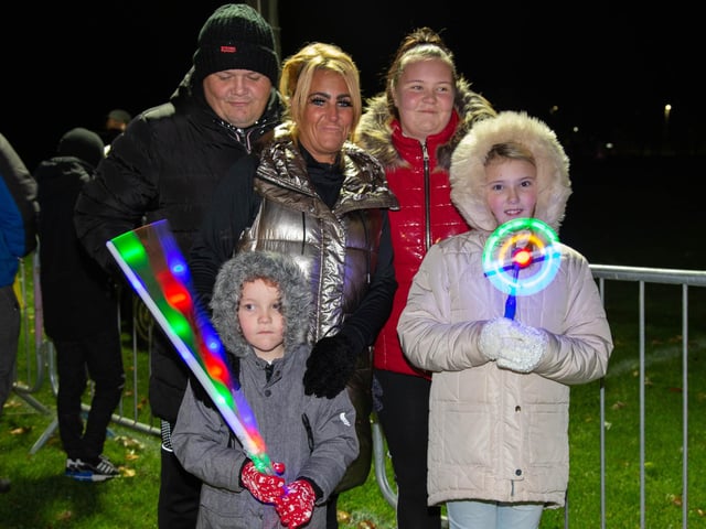 Martin, Gemma, Olivia, Teddy and Hollie Edwards from Hilsea