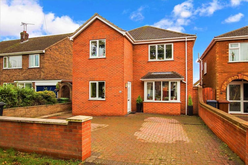 This three-bed detached comes with en-suite to master bedroom and off-street parking. Price: £235,000