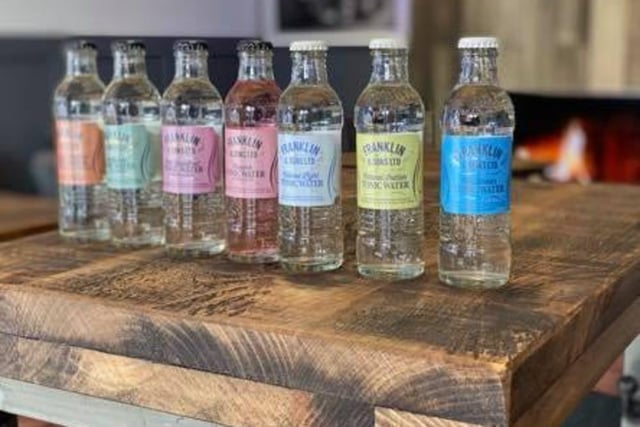 There are various mixers available, including the popular Franklin & Sons tonic waters