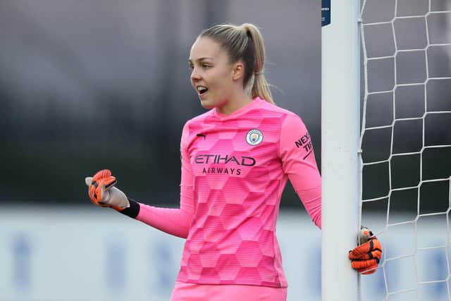 Sheffield-born Ellie Roebuck of Manchester City has been named in Team GB's women's football squad at this summer's Tokyo Olympics.