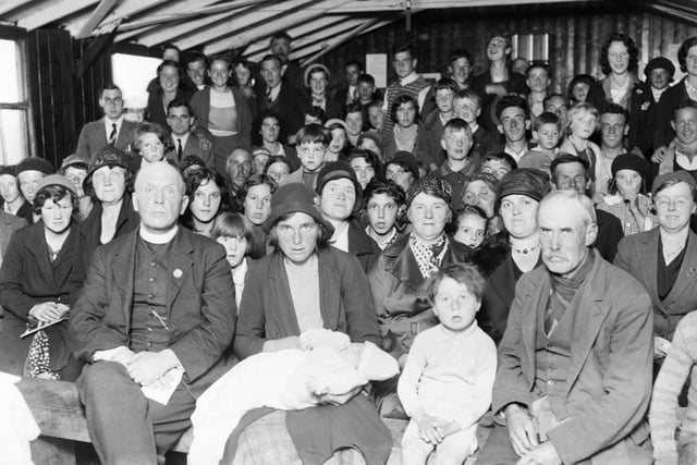 Church minister and congregation, perhaps a christening at Blacklaw, Rattray, July 1933. Perth Museum and Art Gallery, D Wilson Laing Collection. Copyright Perth & Kinross Council