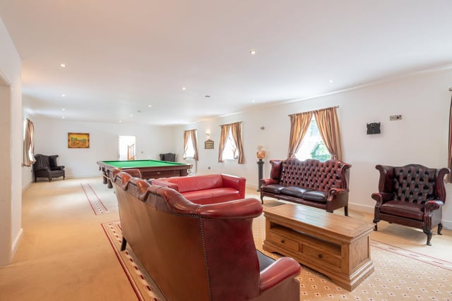 This enormous snooker room is the perfect social environment. It's lounge area, with a TV is brilliant for relaxing with friends and the large snooker table offers plenty of opportunity to entertain yourself and an opponent.