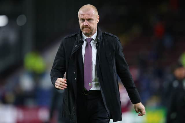 Burnley manager Sean Dyche (Photo by ALEX LIVESEY/POOL/AFP via Getty Images)