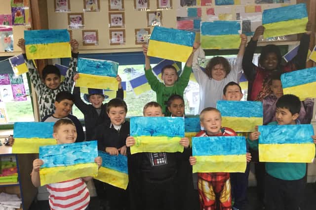 Mossbrook SEN school has raised an amazing £1700 so far for Ukraine.