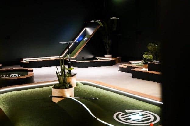 Mini-golf.