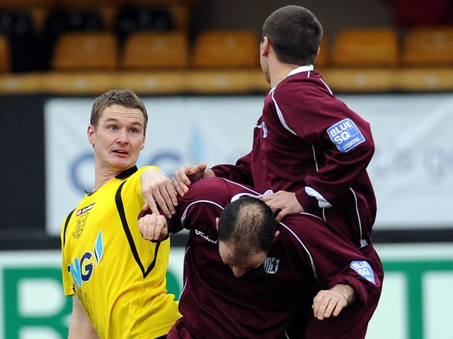 Asa Charlton, left, caught the eye during his time at Redditch United. But it came as a surprise when he was given his first chance of professional football with Mansfield Town. He signed for the Stags in November 2006, but made only a handful of appearances.