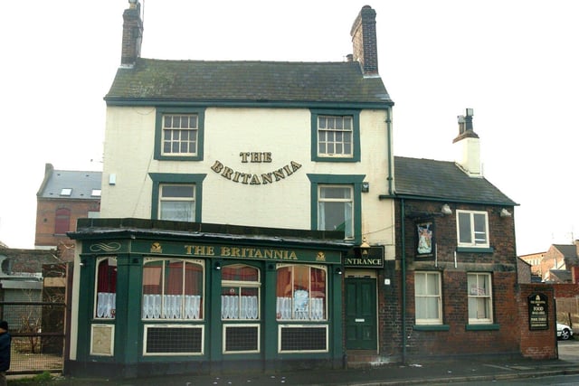 The Britannia pub on Worksop Road in Attercliffe, Sheffield, pictured in 2005