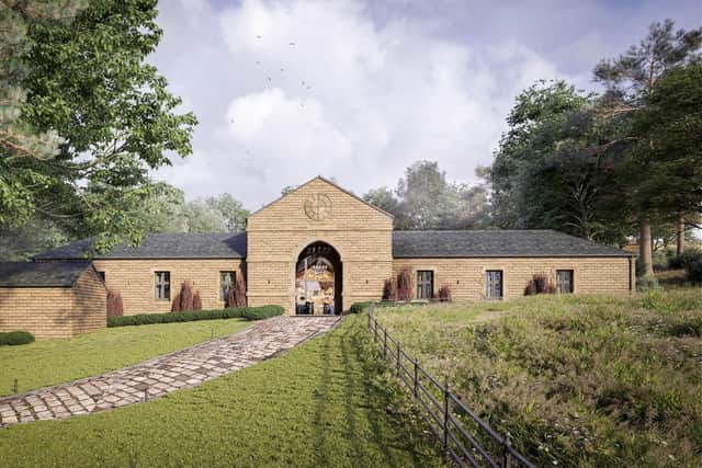 The ambition is to build a large wedding and function hall on the former stableyard.