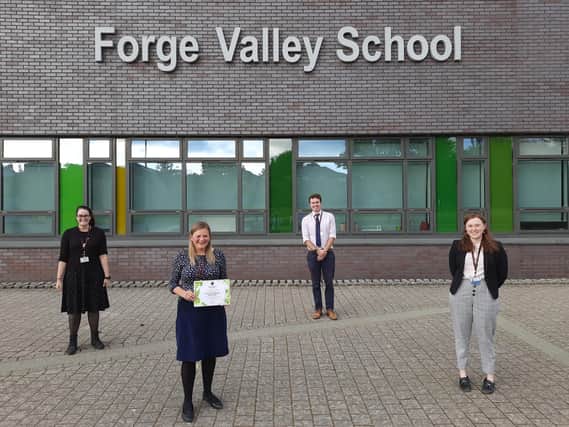 The geography department at Forge Valley school are overjoyed with the award