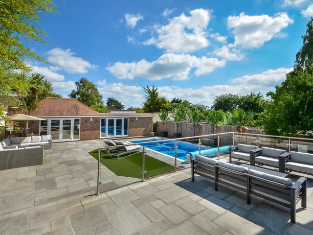 This four bedroom detached house in Drayton Lane, Drayton is on the market for £1.195m. It is listed by Fine and Country.