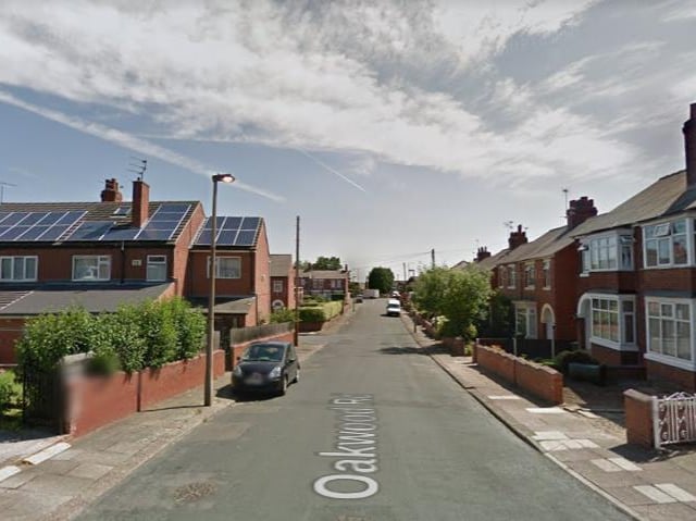 There were 8 more incidents of criminal damage and arson reported near Oakwood Road.