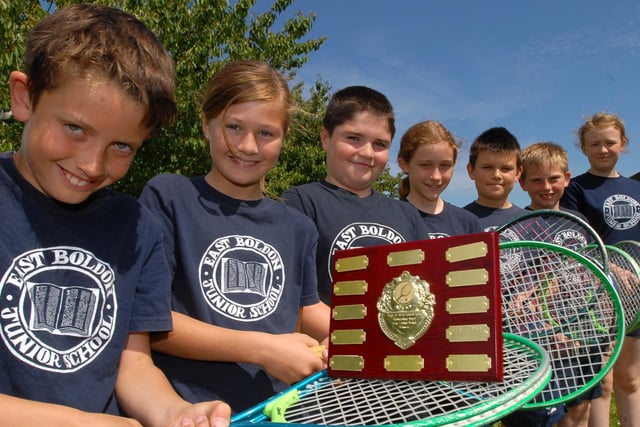 These talented youngsters from East Boldon Junior School won the Tyne and Wear tennis tournament in 2008. Do you recognise any of the players?