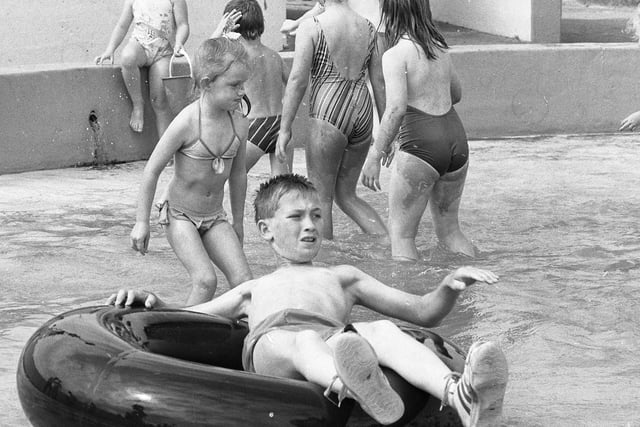 Roker paddling pool was a favourite for this youngster in 1988.