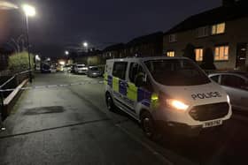 There remains a heavy police presence on South Road, High Green, Sheffield tonight after an alleged murder.
