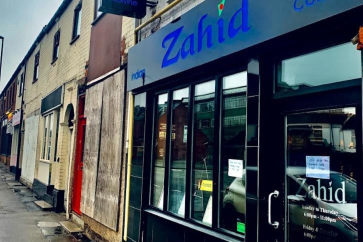 Zahid Indian Cuisine, 57 Chatsworth Road, Chesterfield, S40 2AL. Rating: 4.5 out of 5 (based on 195 Google Reviews). "Always a fantastic curry! Amazing service even when it's busy!"