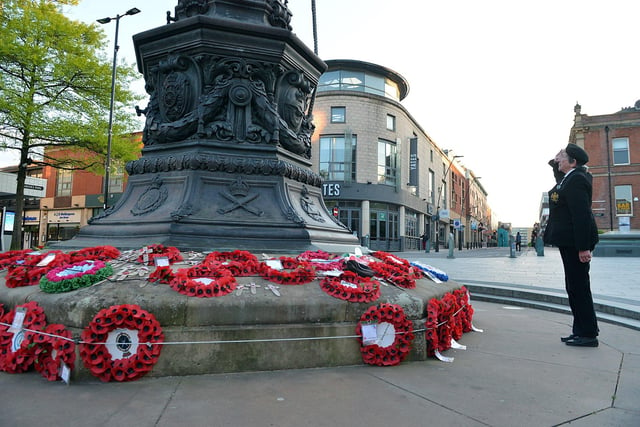 The VE Day commemorations - 75 years on since the surrender of Nazi Germany - had to be revised because of the pandemic. Chair of the Sheffield and District Joint Council of Ex-Service Associations, Pat Davey, laid a single wreath at the war memorial in Barker's Pool in May.
