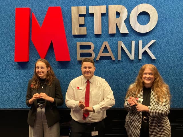 Sheffield Metro Bank colleagues sign British Sign Language