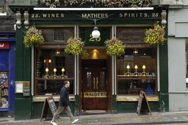 Drinkers always referred to it as Mathers Broughton Street, to differentiate it from the other Mathers at the West End. It closed in 2016 and reopened as The Empress of Broughton Street.