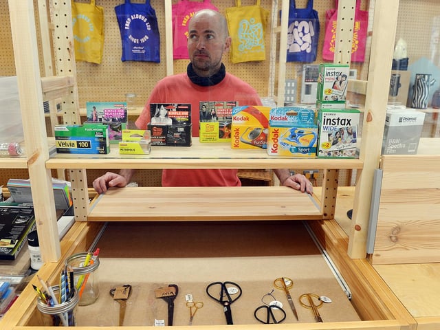 Fred Aldous opened in Fitzalan Square in autumn but the quieter days of the pandemic mean some people may not have had chance to pay a visit to the shop yet - it's a much-loved family-run arts and crafts firm, with a vast range of products.