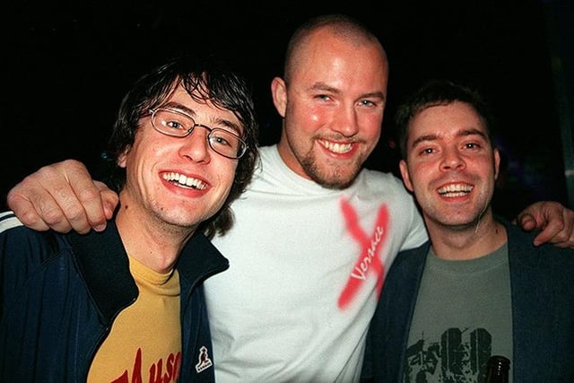 At the Leadmill were, left to right: Matt, Dean and Tim, October 2003 - Picture Sheffield Newspapers