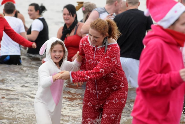 The Cancer Connections Boxing Day Dip at Littlehaven Beach. Can you spot anyone you know?