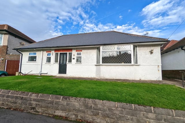 A two bed detached bungalow on Westwick Crescent, Greenhill, is for sale at £295,000.