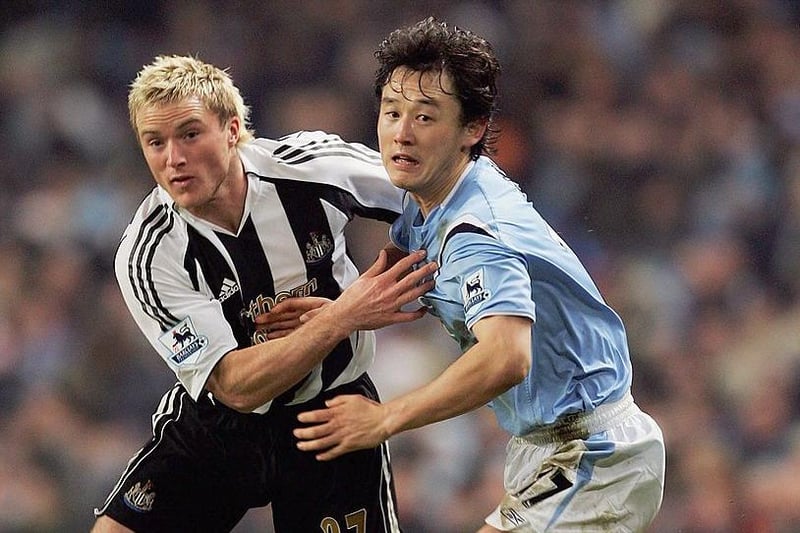 Unable to live up to his famous surname, O’Brien played just eleven times for Newcastle between 2004 and 2007. But his time did include a 90-minute stint as left-back in Newcastle’s 1-0 UEFA Cup Quarter-Final first-leg win over Sporting Lisbon in 2005. (Photo by Bryn Lennon/Getty Images)