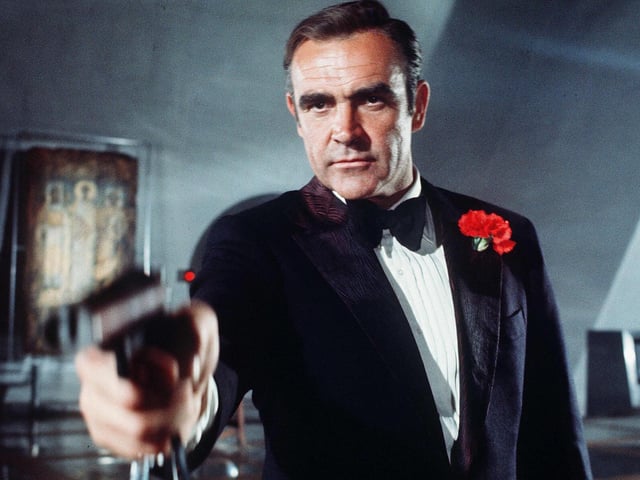 Sean Connery as James Bond in Diamonds are Forever in 1971