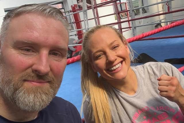 Ebanie Bridges and Daz Medcalf