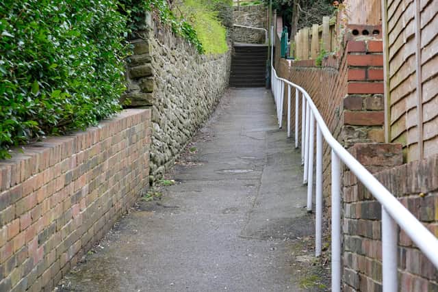 This is a steep one! Terrace Walk, off Junction Road at Hunters Bar