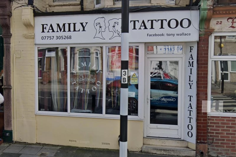 Family Tattoo in Tangier Road, Copnor, was voted the area's 10th best tattoo studio