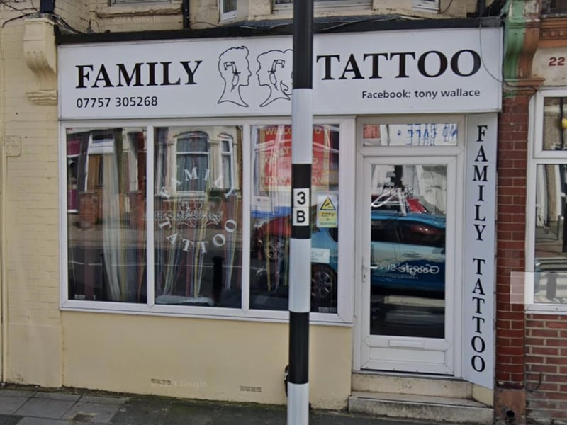 Family Tattoo in Tangier Road, Copnor, was voted the area's 10th best tattoo studio