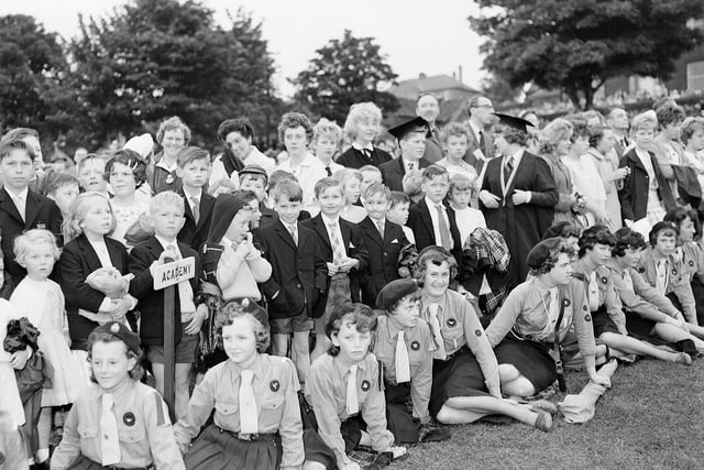 Local school children at the Fair in 1963