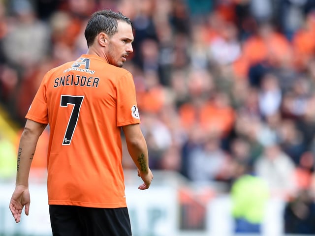 The Dutch midfielder, younger brother of former Real Madrid star Wesley, moved to Tannadice from Almere City on a two-year deal in July 2015. He made one sub appearance but then returned to the Netherlands on medical grounds.