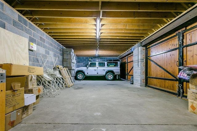 More than one vehicle in the family? Don't worry.....this five-car garage can cope.
