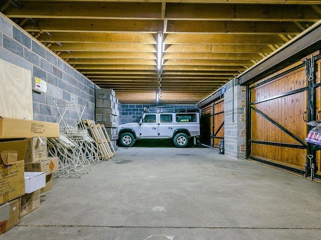 More than one vehicle in the family? Don't worry.....this five-car garage can cope.