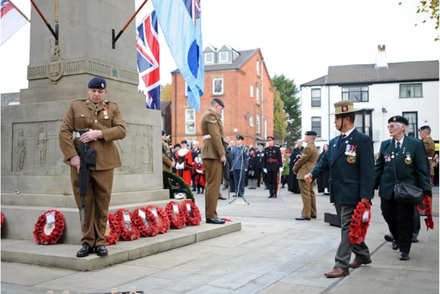 Bennetthorpe was the focus of Doncaster's commemoration.