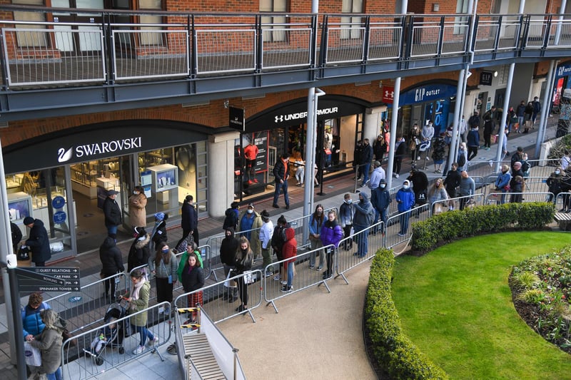 Non-essentials stores reopened in England on 12 April, with thousands of shoppers flocking to retail outlets across the country, seeing queues form from early in the morning.