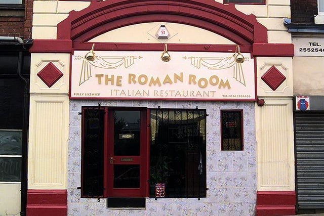 The Roman Room Italian Restaurant, Chesterfield Road, Sheffield, pictured in June 1998