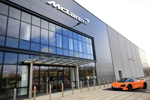 McLaren Automotive’s Composites Technology Centre in Rotherham. Picture: Chris Etchells