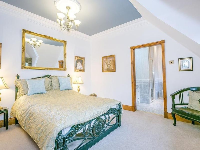 A fourth bedroom so full of character and quality. Truly a place for sweet dreams.