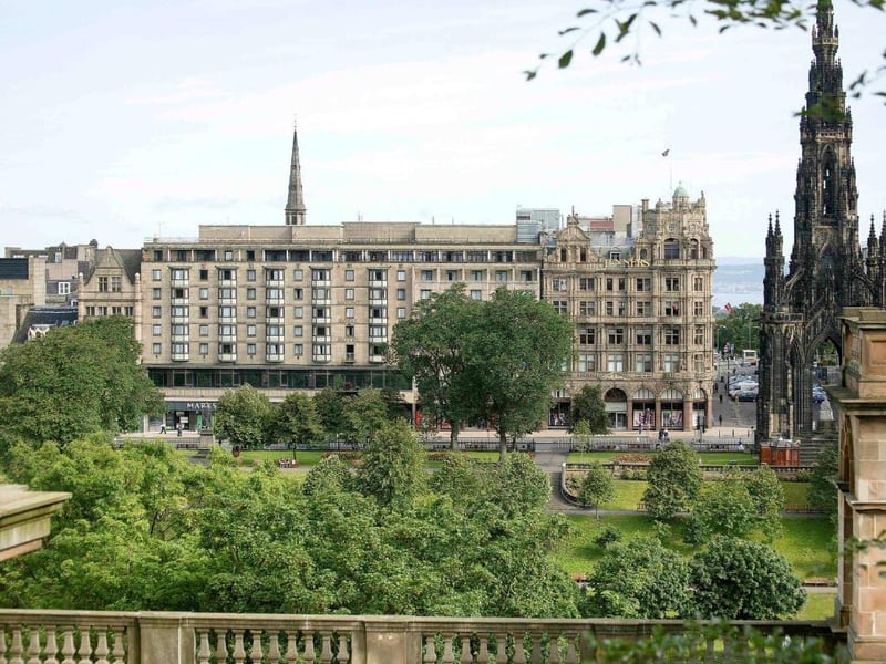 You can't get much more central than the Mercure Hotel, located on Princes Street, opposite the Scott Monument and National Gallery of Scotland. Featuring a dining room with stunning views over the city, a two night weekend stay for two over the festivals costs £264.
