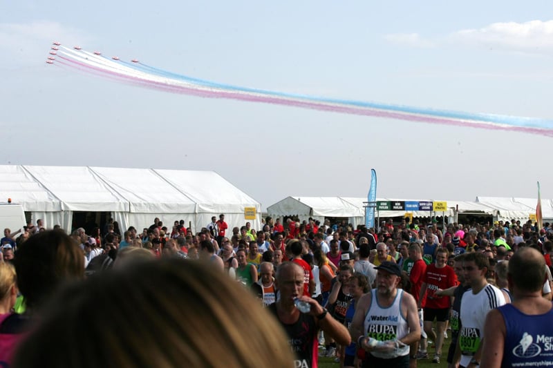 The Red Arrows have long been a welcome part of the Great North Run tradition.