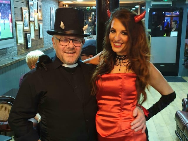 Garrison at Halloween. From Karina Powers.