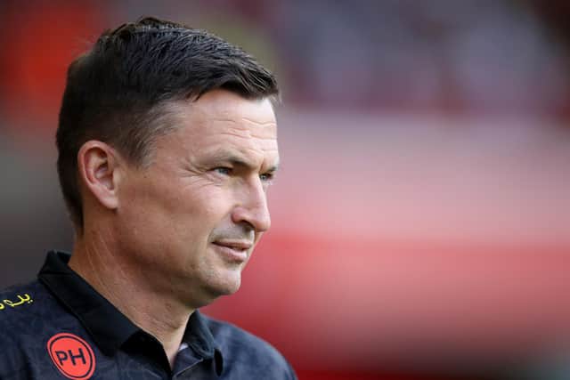 Sheffield united manager Paul Heckingbottom: George Wood/Getty Images