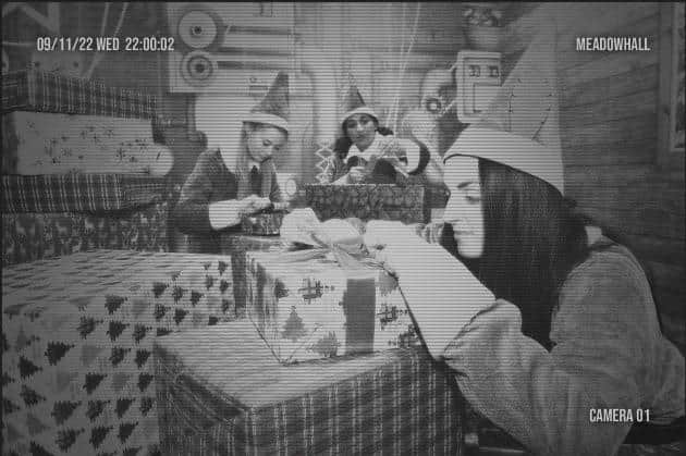Elves have been caught on Meadowhall CCTV making final preparations to the Christmas Chronicles event.